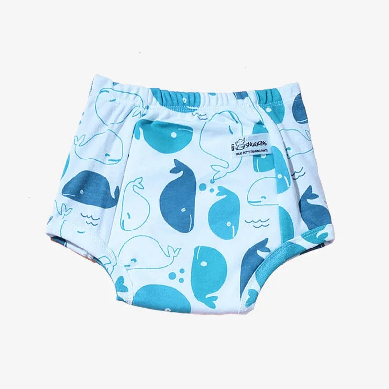 Potty Training Pants For Kids 100% Cotton (Size 1-2 years) - Pack of 1 - Whale