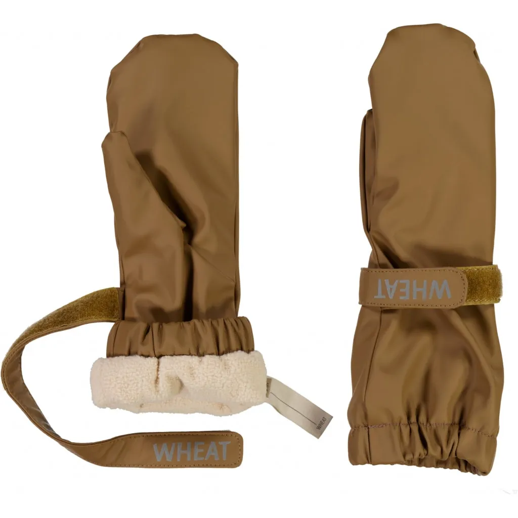 Rain Mittens Rily - hazel