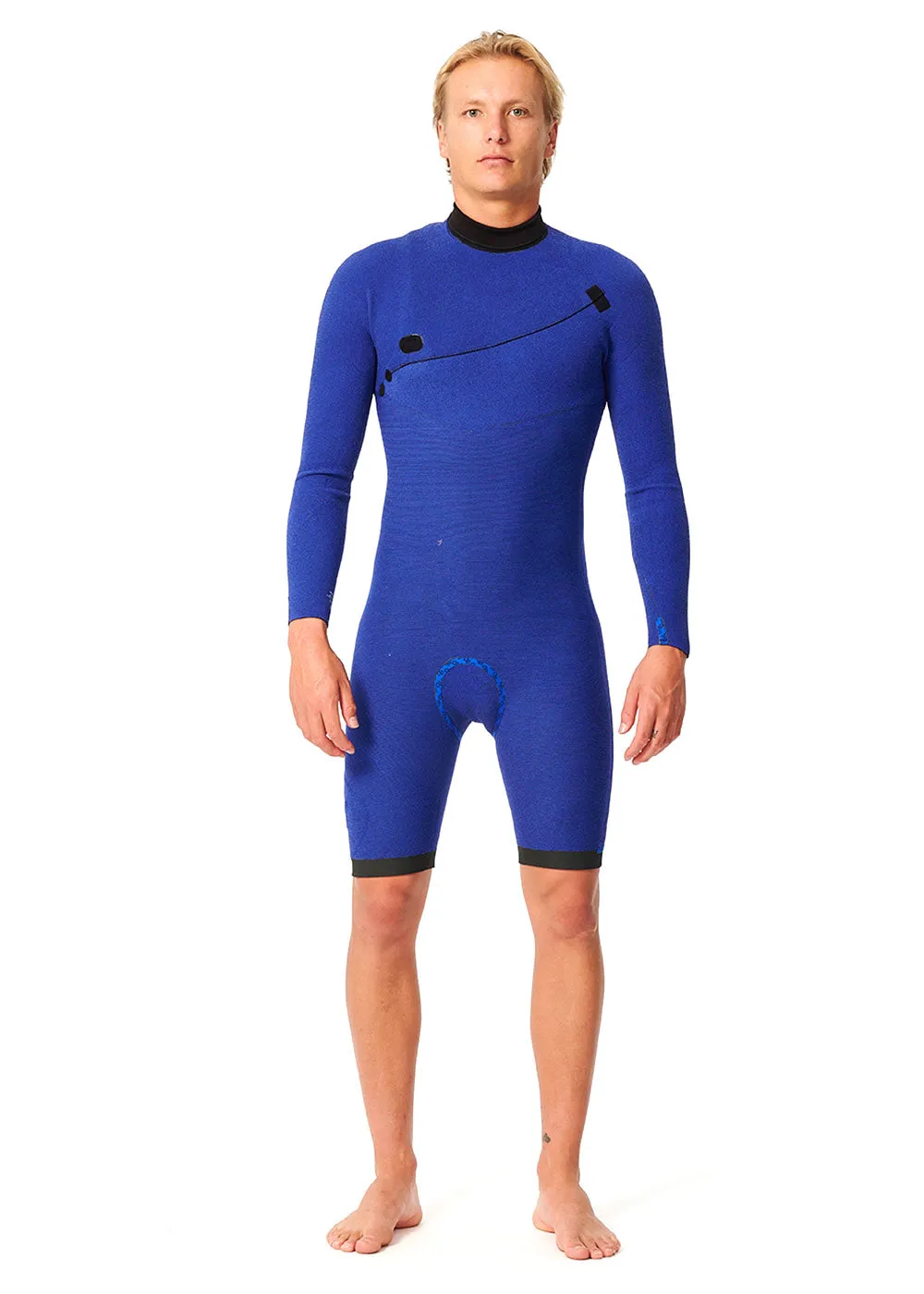 Rip Curl Mens E Bomb 2mm GBS Zipperless Long Sleeve Spring Suit