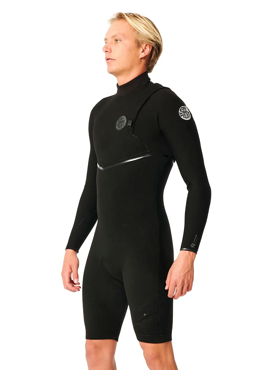 Rip Curl Mens E Bomb 2mm GBS Zipperless Long Sleeve Spring Suit