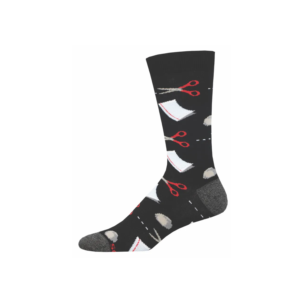 Rock, Paper, Scissors Bamboo Crew Socks - Mens