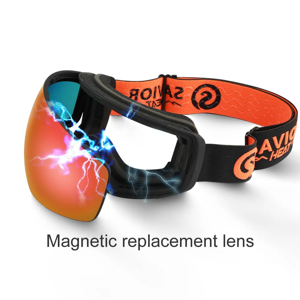 Savior Ski Goggles Orange