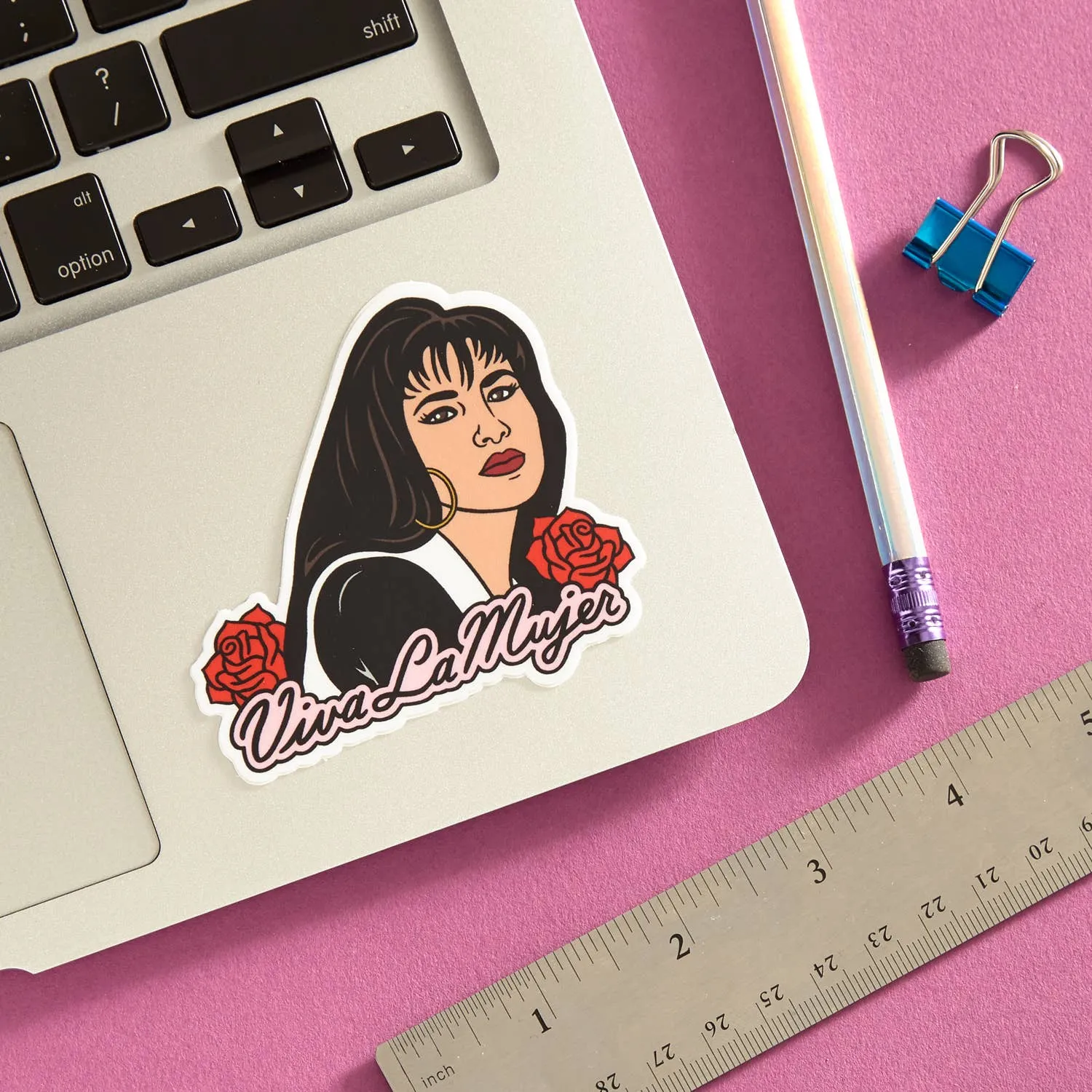 Selena Viva La Mujer Die Cut Sticker