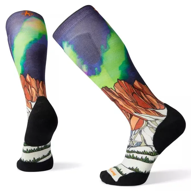 Ski Targeted Cushion Homechetler Print Over The Calf Socks