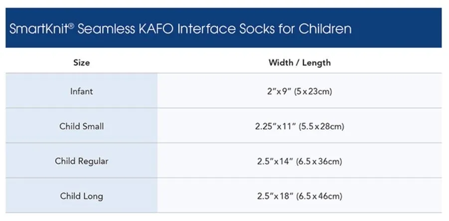 Seamless SmartKnit Interface Socks for AFO & KAFO - Comfort and Support for Orthotic Wear