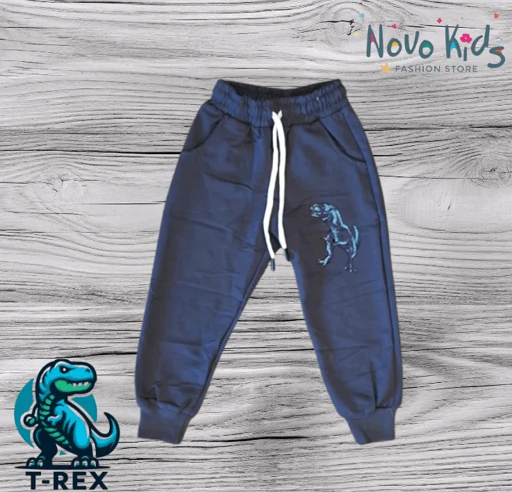 T-Rex Boys Sweater and Pants Set-Cotton - Kids Boys (2Pcs)