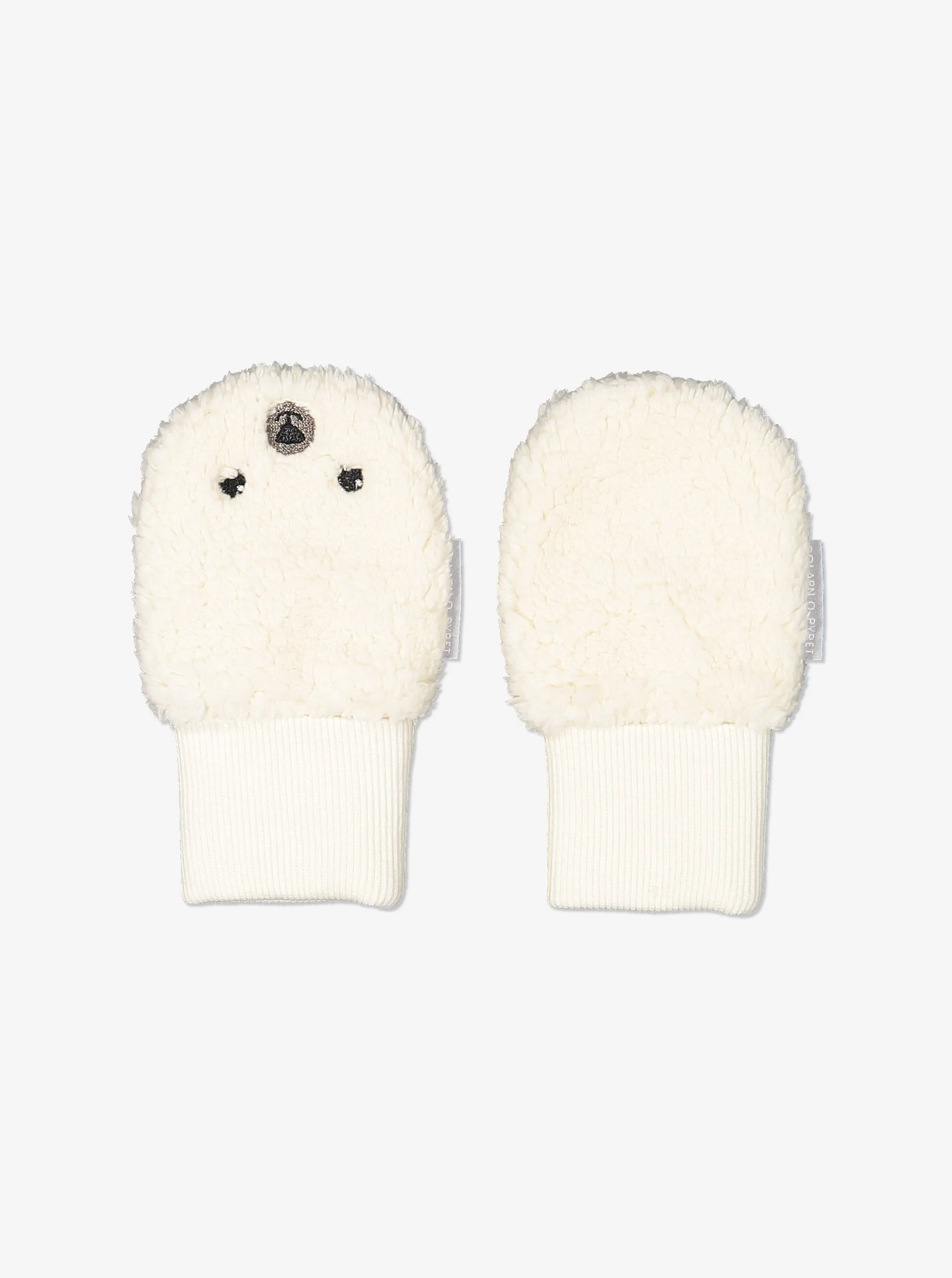 Teddy Fleece Baby Mittens