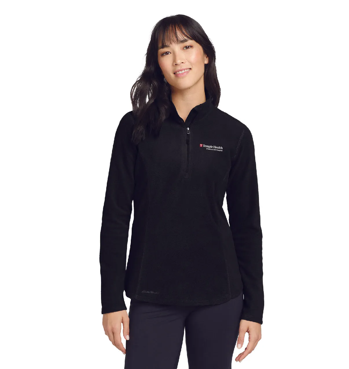 THCHH Eddie Bauer Women's 1/2-Zip Microfleece Jacket