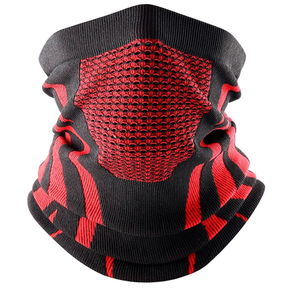 Thermal Face Bandana Mask Cover Neck Warmer Gaiter Bicycle Cycling Ski Tube Scarf Hiking Breathable Masks Print Women Men Winter