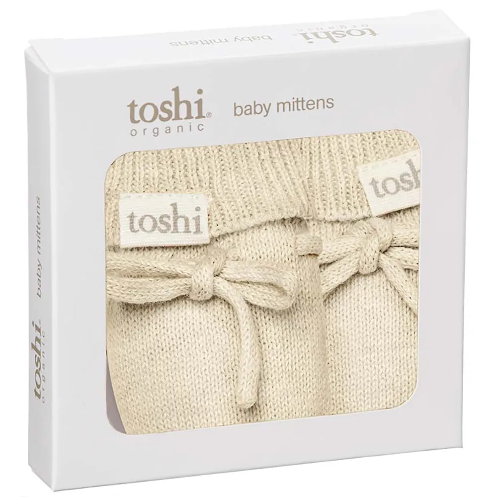 Toshi Organic Mittens Marley Oatmeal