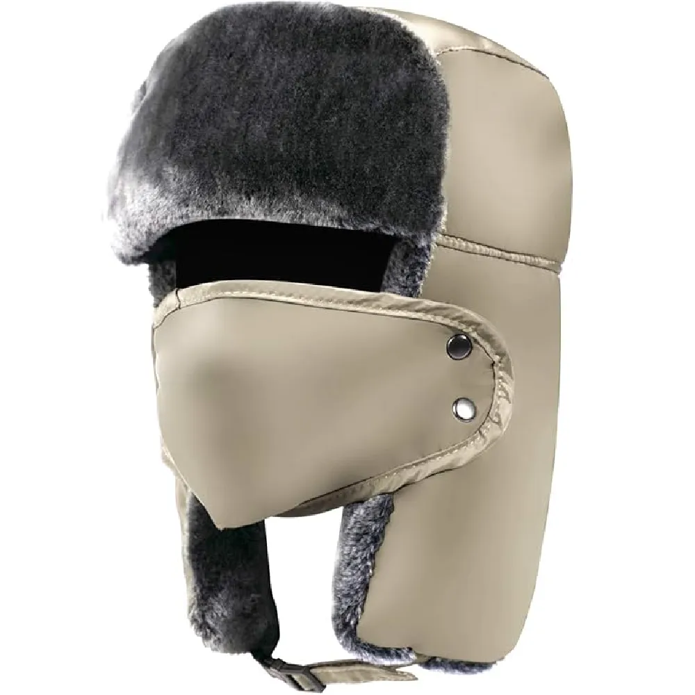 Trapper Hat Winter Hats For Men Trooper Hunting Ski Hat Women Ear Flap Windproof Mask