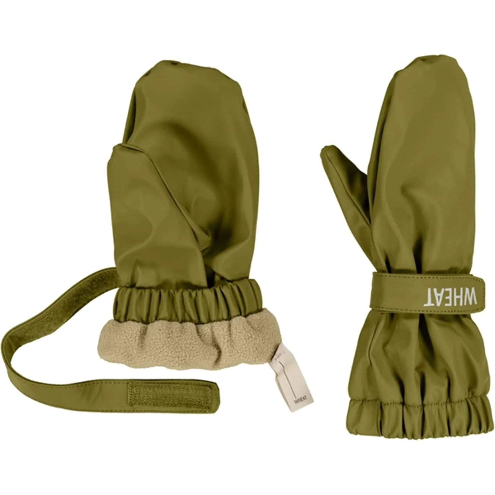 Wheat Mittens Rain Rily Heather Green