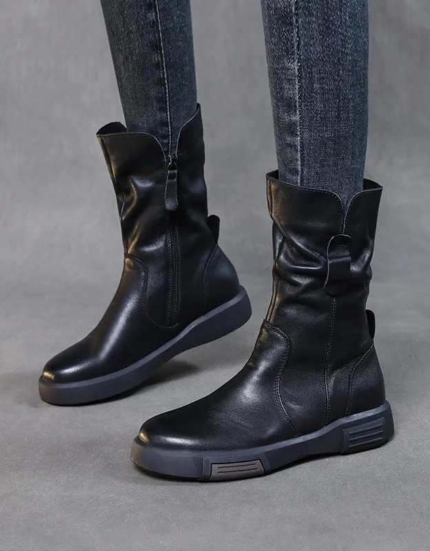 Winter Waterproof Comfortable Casual Leather Boots